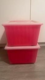 İkea Opbergdozen 2 stuks, Doe-het-zelf en Bouw, Kratten en Dozen, Ophalen of Verzenden, Gebruikt