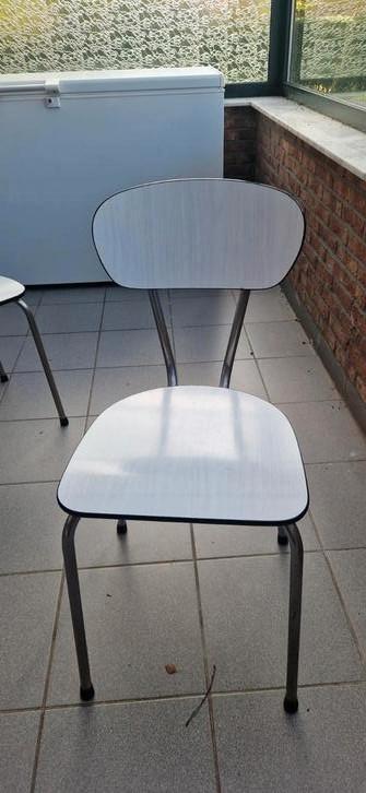 6 retro stoelen,  zeer goede staat, Huis en Inrichting, Stoelen, Gebruikt, Ophalen