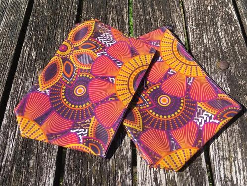 2 nieuwe, kleurrijke, kunststof toiletzakken met rits, Handtassen en Accessoires, Toilettassen, Nieuw, Heer of Dame, Overige kleuren