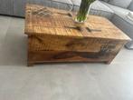 Table basse de salon avec rangement, Huis en Inrichting, Woonaccessoires | Kisten, Ophalen, Zo goed als nieuw