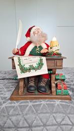 Bewegende kerstman met lamp, Diversen, Kerst, Ophalen of Verzenden, Gebruikt