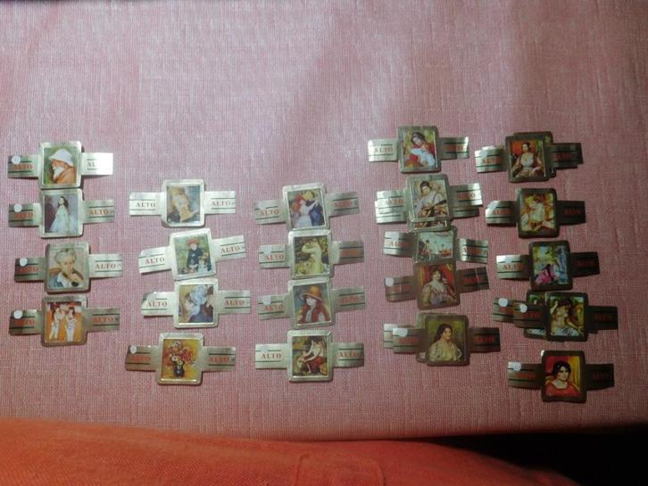 Verschillende onvolledige collecties Alto sigarenbandjes, Verzamelen, Rookartikelen, Aanstekers en Luciferdoosjes, Gebruikt, Ophalen of Verzenden