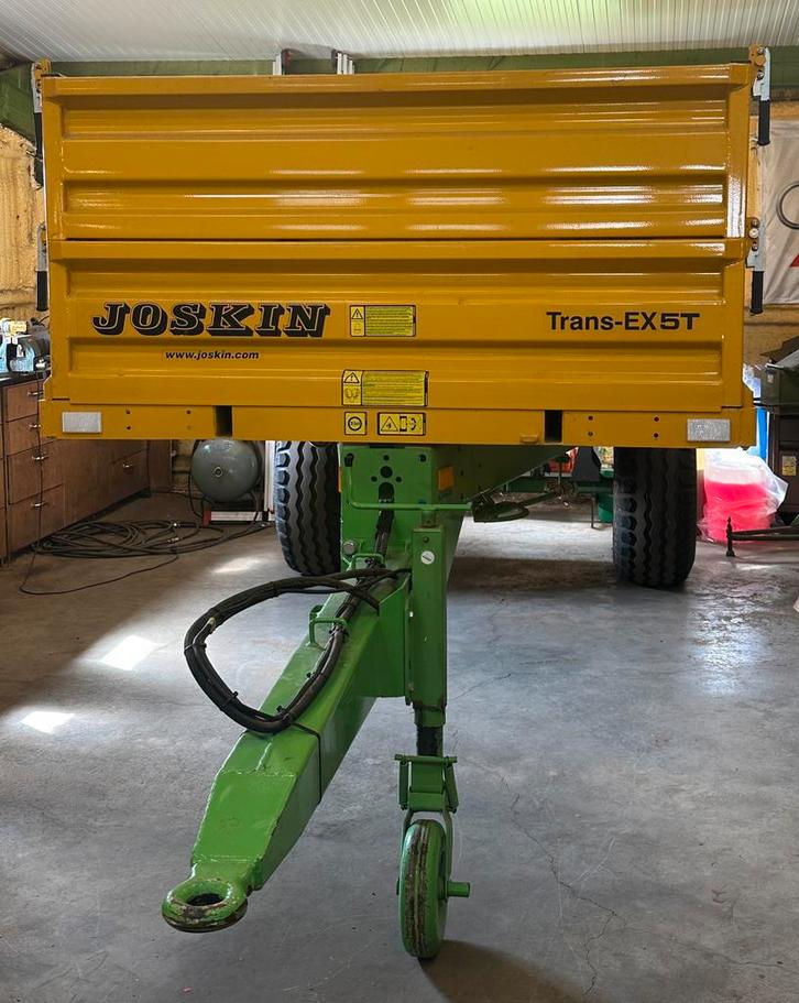 Joskin trans- ex 5 ton kipkar, Zakelijke goederen, Landbouw | Werktuigen, Transport, Ophalen