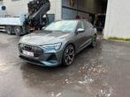 Audi E-tron Q8 50 Sportback, Cuir, Argent ou Gris, Euro 6, Noir