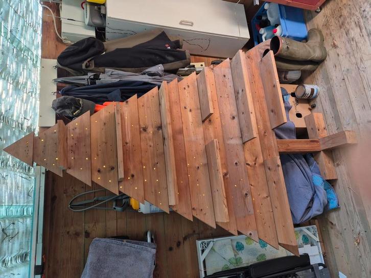 Zelf gemaakte kerstboom, Huis en Inrichting, Overige Huis en Inrichting, Gebruikt, Ophalen