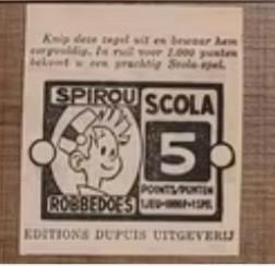 Robbedoes/ Spirou: oude spaarzegel beschikbaar voor biedingen