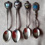 Te koop: Vier sierlepeltjes van steden, Neuf, Enlèvement, Argenté, Autres matériaux