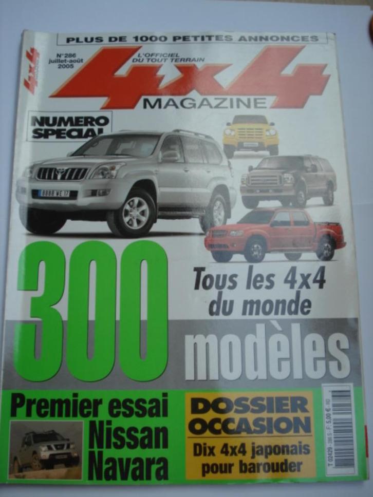 4x4 Magazine 286 Tous les 4x4 du monde, Boeken, Auto's | Folders en Tijdschriften, Zo goed als nieuw, Algemeen, Verzenden