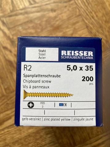 4.000 Houtschroeven staal geel verzinkt 5x35 beschikbaar voor biedingen