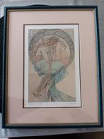 Poster, Alphonse Mucha. Poetry 1898, Antiek en Kunst, Kunst | Litho's en Zeefdrukken, Ophalen