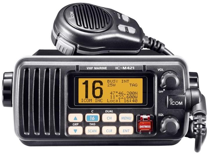 Marifoon Icom IC-M421, Watersport en Boten, Navigatiemiddelen en Scheepselektronica, Zo goed als nieuw, Radio, Ophalen