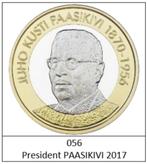 5 euros Finlande 2017 PRÉSIDENT PAASIKIVI, 5 euros, Finlande, Enlèvement ou Envoi