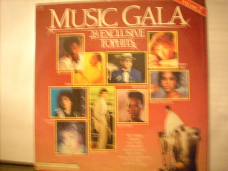 Verzamel dubbel Lp Music gala 28 exclusieve tophits volume 2, Cd's en Dvd's, Vinyl | Verzamelalbums, Zo goed als nieuw, Dance