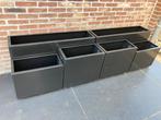 Serie van 6 stalen bloembakken, Tuin en Terras, Ophalen, Nieuw
