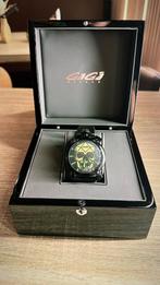 GaGa Milano Horloge Green Bionic Skull, Handtassen en Accessoires, Horloges | Heren, Ophalen, Zo goed als nieuw