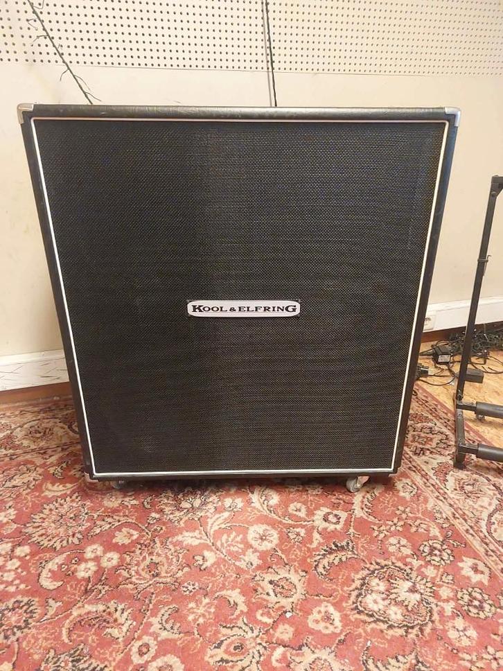 Kool&Elfring 4x12 cab XXL, V30 + Classic Lead 80, Muziek en Instrumenten, Versterkers | Bas en Gitaar, Zo goed als nieuw, Gitaar