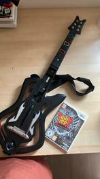 Guitar hero wii game+gitaar, Ophalen, Zo goed als nieuw