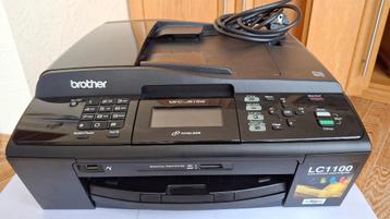 Brother inkjet printer/scanner/fax mét extra cartridges beschikbaar voor biedingen