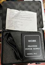 Bloc d'alimentation Work Phantom modèle PS-2, Musique & Instruments, Microphones, Enlèvement, Neuf