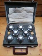 Set van 8 metalen pétanque ballen in koffer, Sport en Fitness, Bowlen, Ophalen of Verzenden