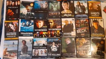 Pakket dvd-boxen met Scandinavische top reeksen (ook per st) beschikbaar voor biedingen