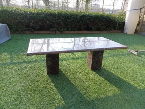 SALONTAFEL GRANIET 120 L X 60 BR X40 H, Huis en Inrichting, Tafels | Salontafels, Zo goed als nieuw, Minder dan 50 cm, 50 tot 100 cm