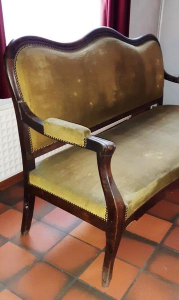 Banc canapé 2 ou 3 places style Louis Philippe  beschikbaar voor biedingen