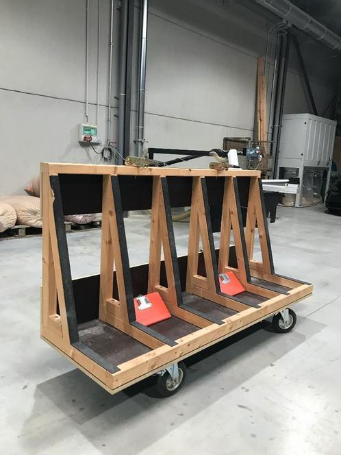 Transportkar werkbladen natuursteen, Doe-het-zelf en Bouw, Transportwagens, Gebruikt, Transportkar, Ophalen