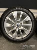 17” originele Skoda Kamiq velgen + Michelin banden 5x100 658, Auto-onderdelen, Banden en Velgen, Gebruikt, Banden en Velgen, 17 inch