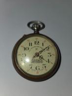 ZAKHORLOGE ROSKOPF met trein, Handtassen en Accessoires, Overige merken, Zakhorloge, Staal, 1900 tot 1930