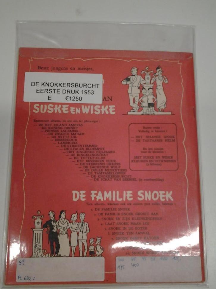 de knokkersburcht 1953, Boeken, Stripverhalen, Zo goed als nieuw, Eén stripboek, Ophalen