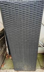 Bloembak donkergrijs wicker, Tuin en Terras, Ophalen, Wicker
