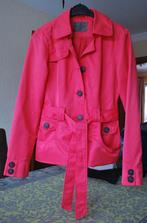 Vero Moda - Korte trenchcoat - maat S - roze/koraalrood, Kleding | Dames, Verzenden, Vero Moda, Zo goed als nieuw, Jasje