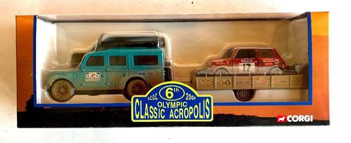 Mini Cooper & Landrover Acropolis Rally Corgi CC99153., Hobby en Vrije tijd, Modelauto's | 1:43, Zo goed als nieuw, Auto, Corgi