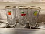 3 Looza glazen, Ophalen of Verzenden, Zo goed als nieuw, Glas, Glas of Glazen