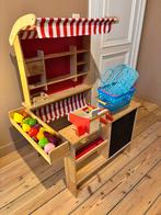 Houten speelgoedwinkel, Verzamelen, Poppenhuizen en Toebehoren, Ophalen, Zo goed als nieuw