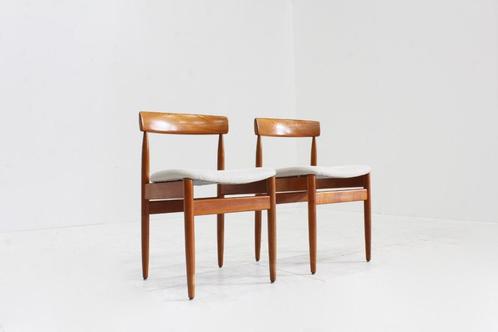 2 Vintage Deense teak eetkamer stoelen Farsø Stolefabrik, Antiek en Kunst, Antiek | Meubels | Stoelen en Sofa's, Ophalen