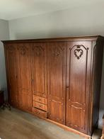 Houten klerenkast, Huis en Inrichting, Kasten | Kleerkasten, Ophalen, Zo goed als nieuw, Met hangruimte