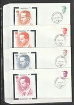 (B) EnveloppesFDC - 1984 - Roi Baudouin, Postzegels en Munten, Verzenden, Gestempeld, 1e dag stempel