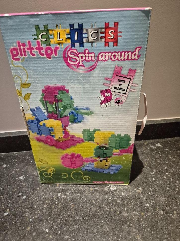 Blocs construction Clics "Glitter Spin around" Saint-Nicolas, Enfants & Bébés, Jouets | Blocs de construction, Neuf, Enlèvement
