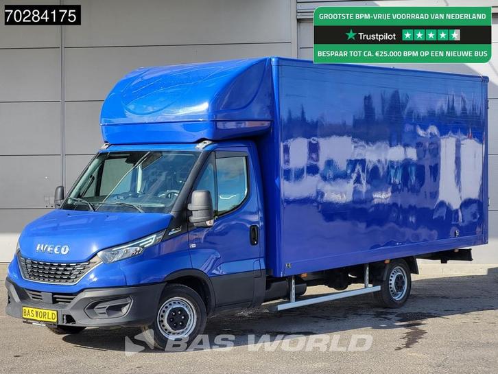 Iveco Daily 35S14 Automaat Bakwagen Achterdeuren 488cm lang!, Auto's, Bestelwagens en Lichte vracht, Bedrijf, Te koop, Achteruitrijcamera