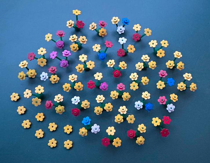 Lego bloemen lot, Kinderen en Baby's, Speelgoed | Duplo en Lego, Zo goed als nieuw, Lego, Losse stenen, Verzenden