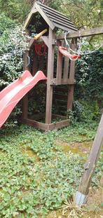 Toboggan  et balançoire, Kinderen en Baby's, Speelgoed | Buiten | Speeltoestellen, Ophalen of Verzenden, Zo goed als nieuw, Glijbaan