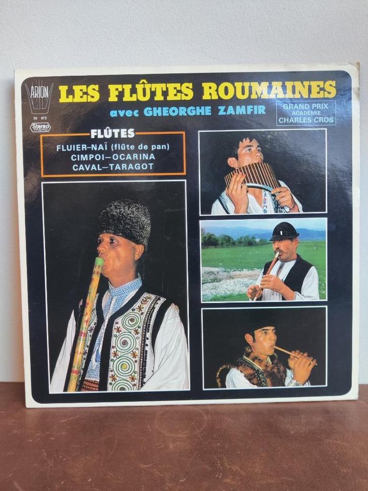 Vinyl: Various Avec Gheorghe Zamfir – Les Flûtes Roumaines, Cd's en Dvd's, Vinyl | Overige Vinyl, Gebruikt, Ophalen of Verzenden