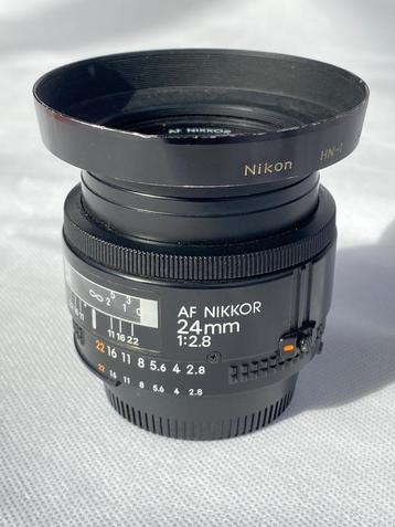 gebruikt: AF NIKKOR 24mm 2.8 lens  beschikbaar voor biedingen
