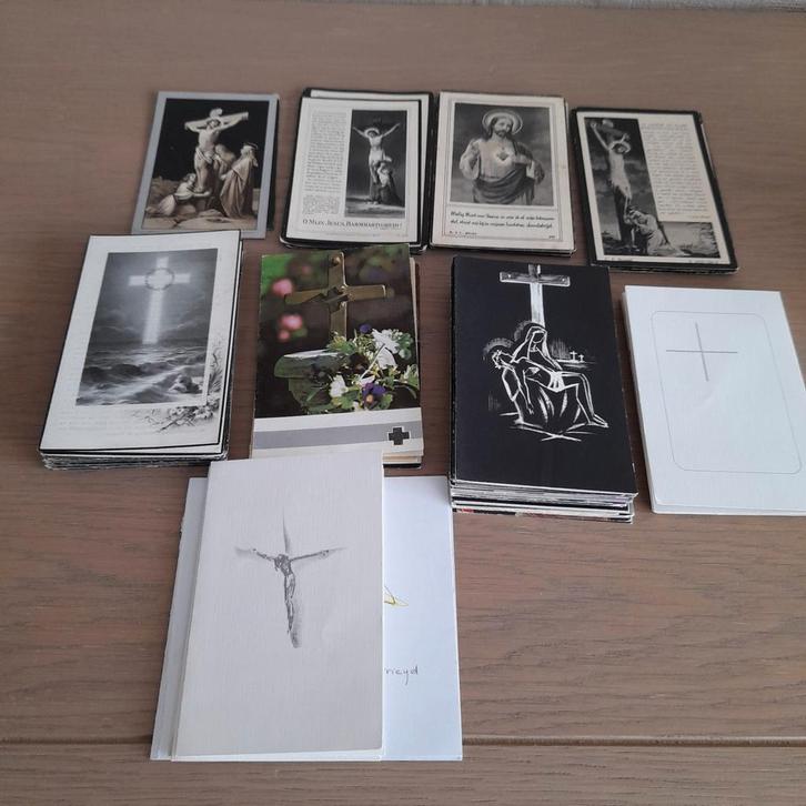 106 bidprentjes   periode 1913-1990  ( lot 2 )., Verzamelen, Bidprentjes en Rouwkaarten, Ophalen of Verzenden