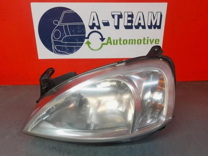 KOPLAMP RECHTS Opel Corsa C (F08 / 68) (93185147), Auto-onderdelen, Verlichting, Opel, Gebruikt
