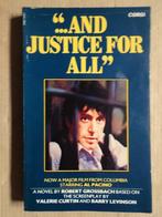 and Justice for All [novel of Injustice] - 1980 - Al Pacino, Robert Grossbach (°1941), Utilisé, Enlèvement ou Envoi, Amérique