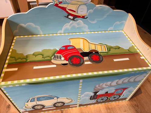 TK: prachtige opbergkist transport Teamson, Kinderen en Baby's, Kinderkamer | Overige Meubels, Gebruikt, Ophalen