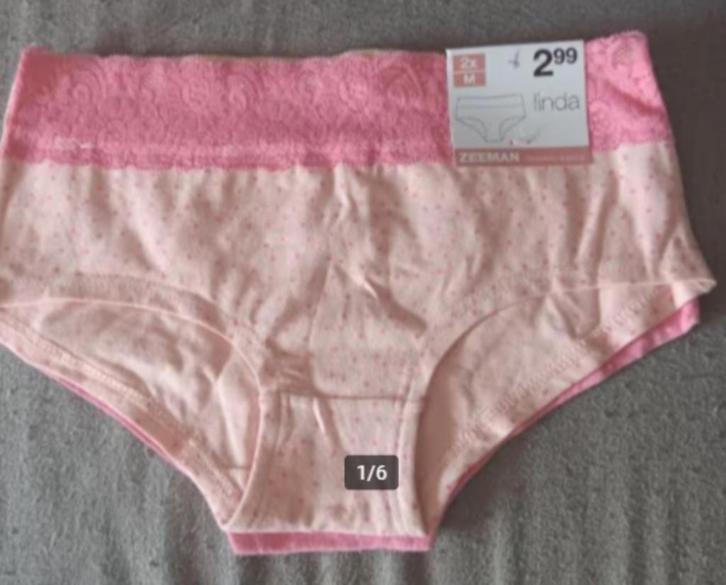3 lots de 2 boxers M NEUF, Kleding | Dames, Ondergoed en Lingerie, Slip, Blauw, Ophalen of Verzenden